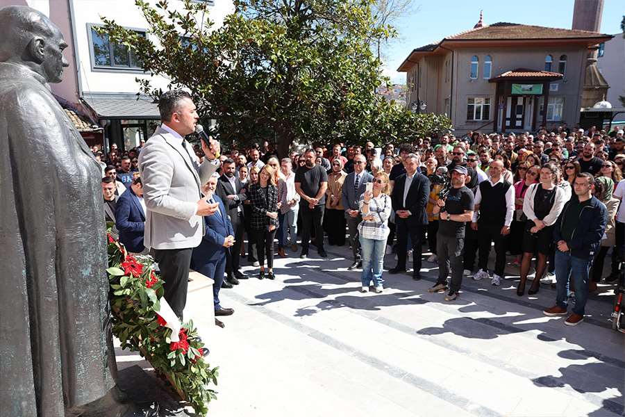 Şile Belediye Başkanı Özgür Kabadayı Belediye Çalışanları ile Bayramlaştı